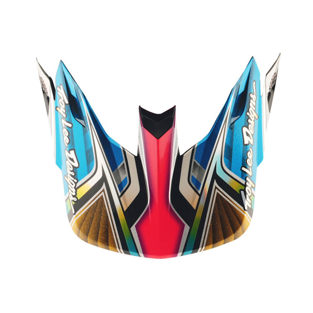 Visière TROY LEE DESIGNS SE5 Carbon Lowrider - argent