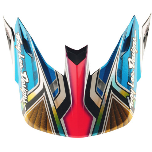 Visière TROY LEE DESIGNS SE5 Carbon Lowrider - argent