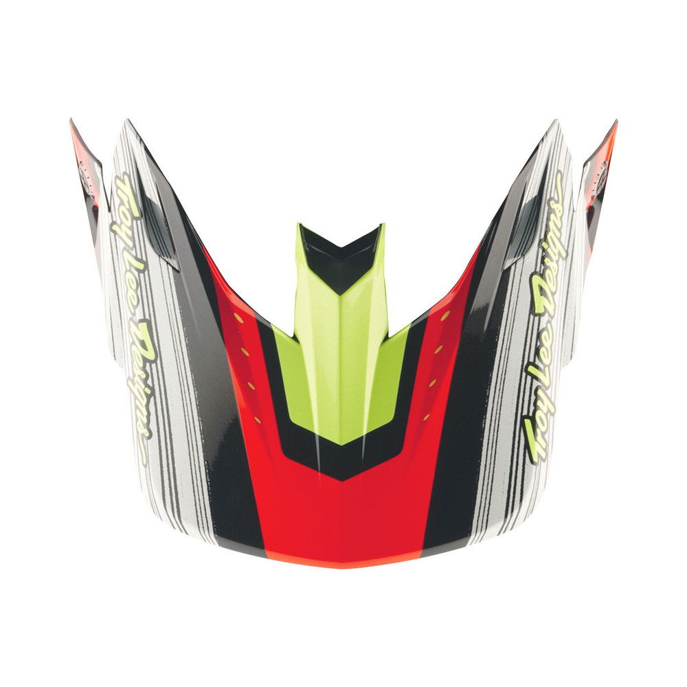 Visière TROY LEE DESIGNS SE5 Composite Stripes - noir/Infra Red