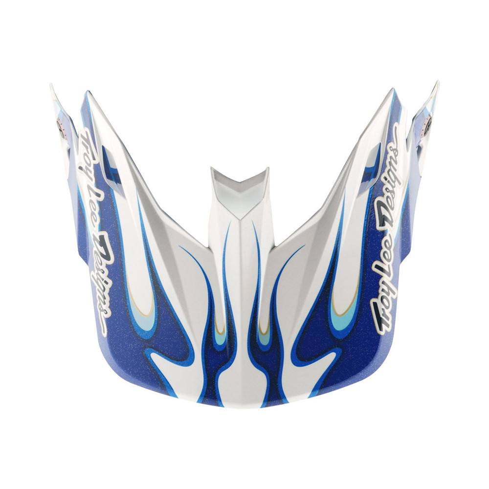 Visière TROY LEE DESIGNS SE5 Composite Torched - bleu