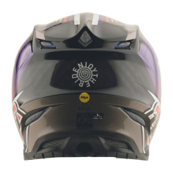 Casque TROY LEE DESIGNS SE5 Carbon Stripes - noir/violet