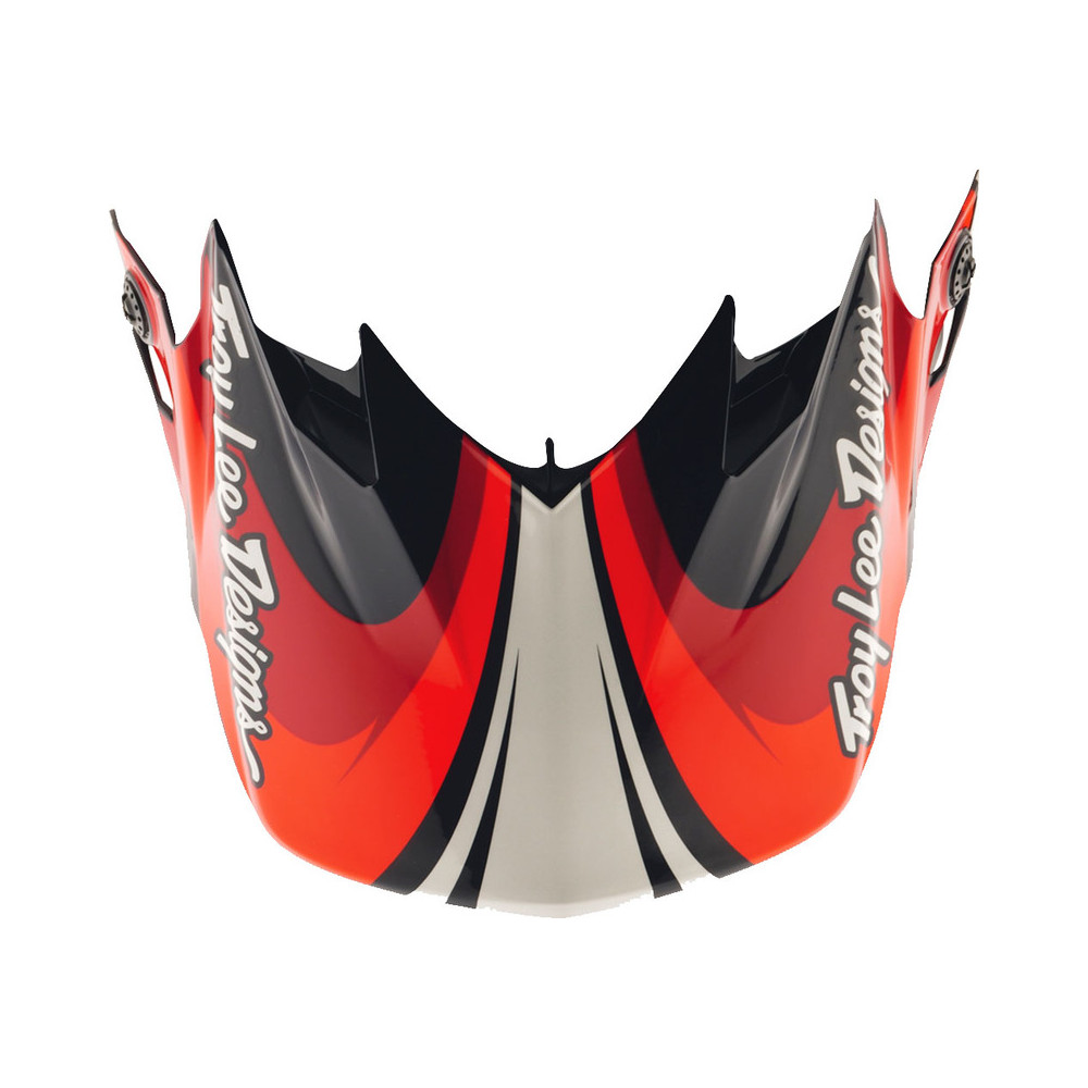 Visière TROY LEE DESIGNS GP Pro Crossover - noir/rouge