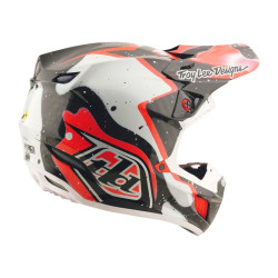Casque TROY LEE DESIGNS SE5 Carbon Membrane - noir/rouge