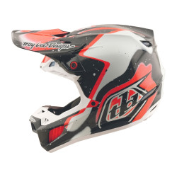 Casque TROY LEE DESIGNS SE5 Carbon Membrane - noir/rouge
