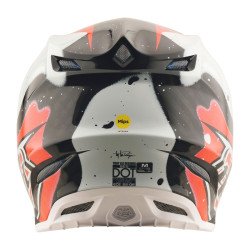 Casque TROY LEE DESIGNS SE5 Carbon Membrane - noir/rouge