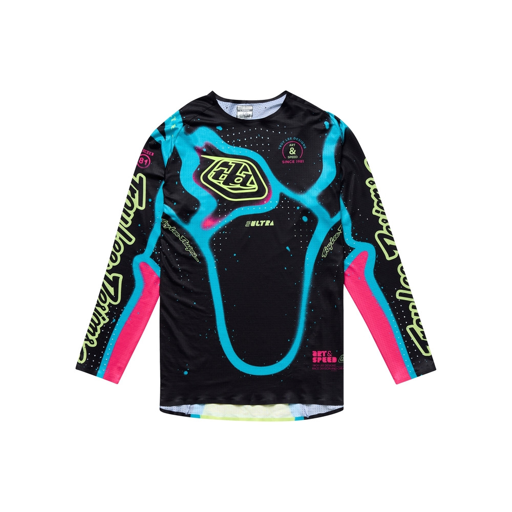 Maillot TROY LEE DESIGNS SE Ultra Membrane - noir/jaune