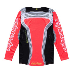 Maillot TROY LEE DESIGNS SE Pro Stripes - Infra Red/noir