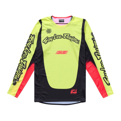 Maillot TROY LEE DESIGNS SE Pro Roam - jaune fluo