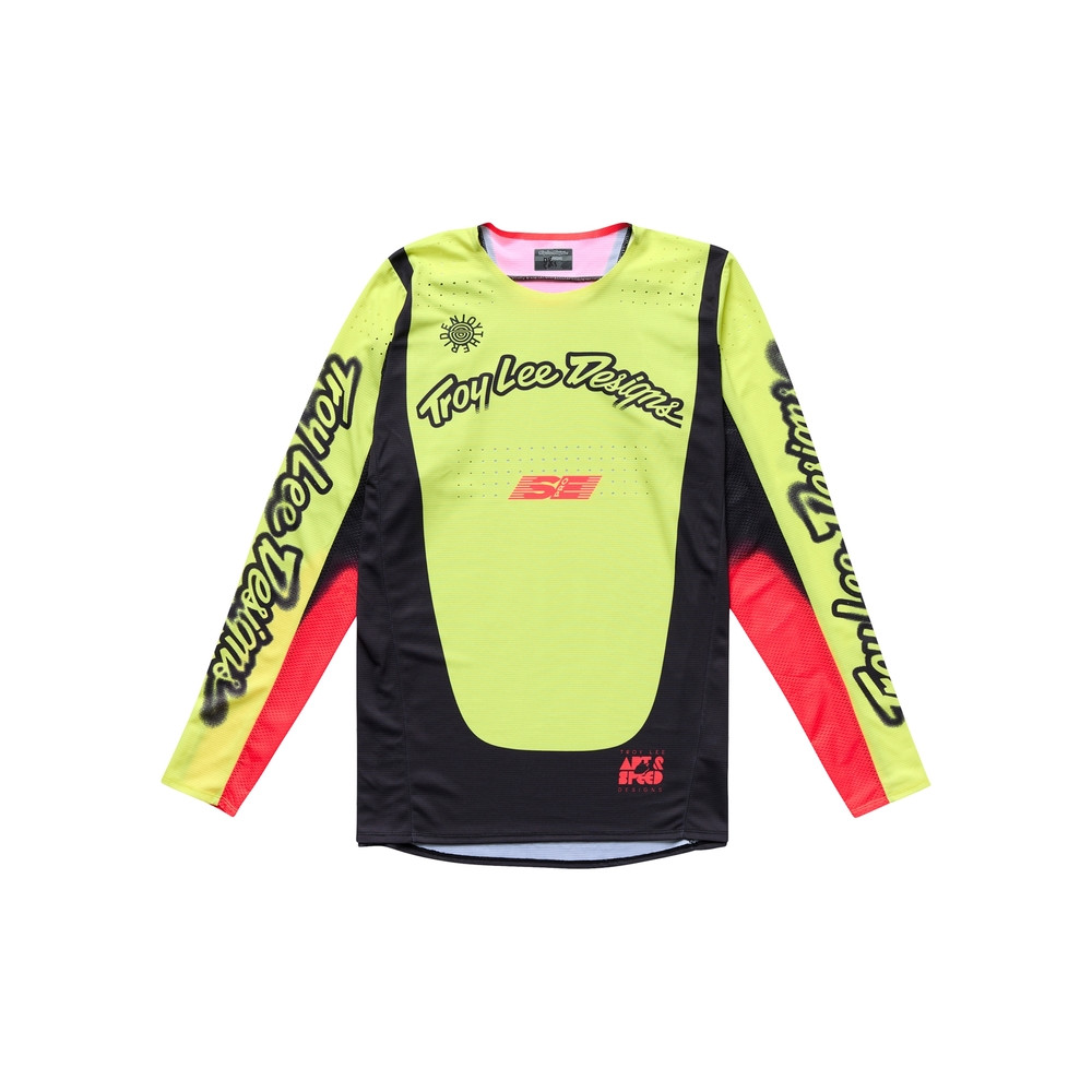 Maillot TROY LEE DESIGNS SE Pro Roam - jaune fluo