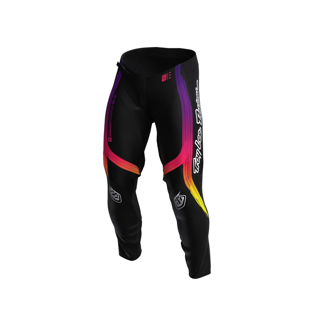 Pantalon TROY LEE DESIGNS SE Pro Stripes - noir/multi