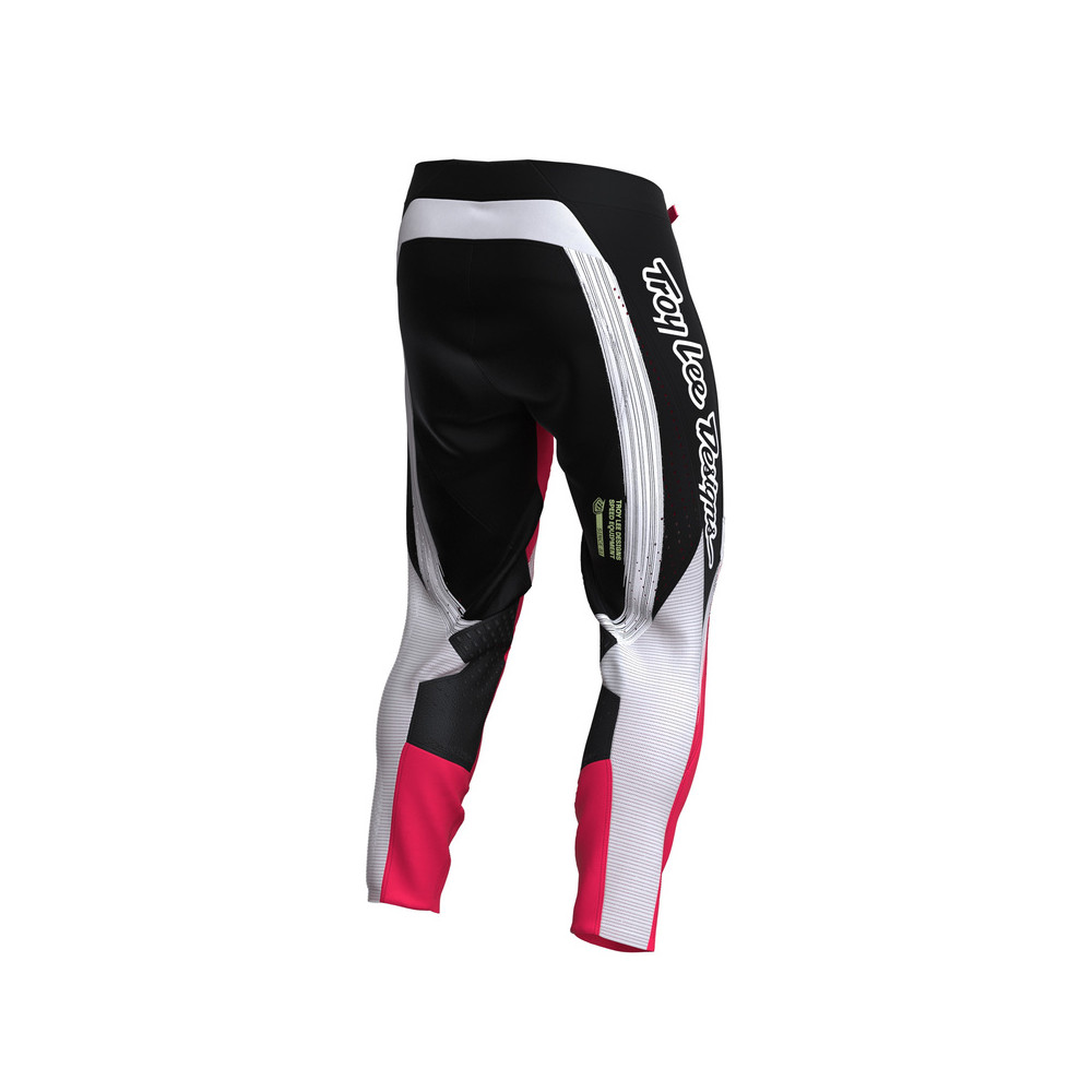 Pantalon TROY LEE DESIGNS SE Pro Stripes - Infra Red/noir