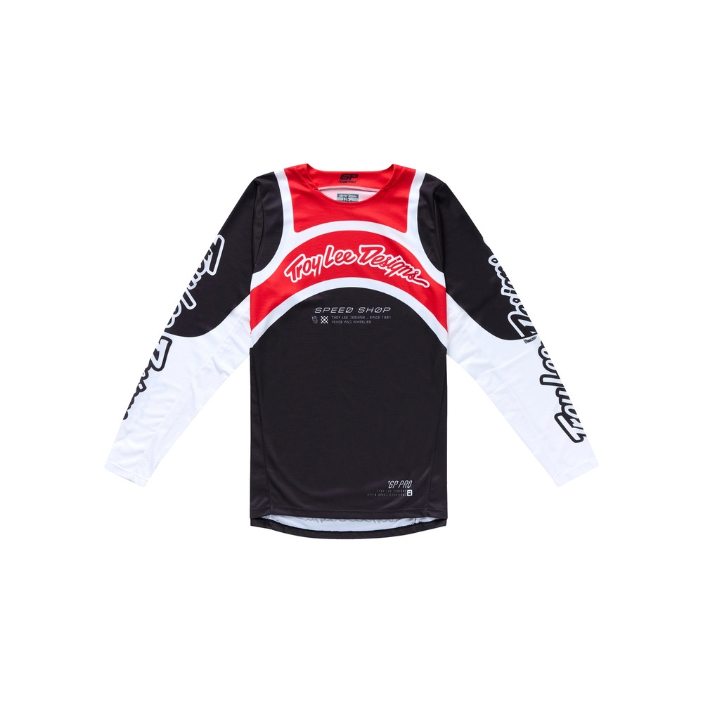 Maillot TROY LEE DESIGNS GP Pro Swerve - noir/rouge