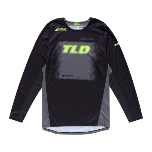 Maillot TROY LEE DESIGNS Scout GP Pro Fade Out - noir