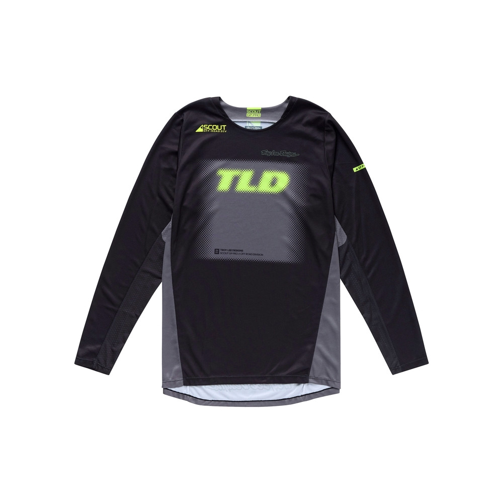 Maillot TROY LEE DESIGNS Scout GP Pro Fade Out - noir