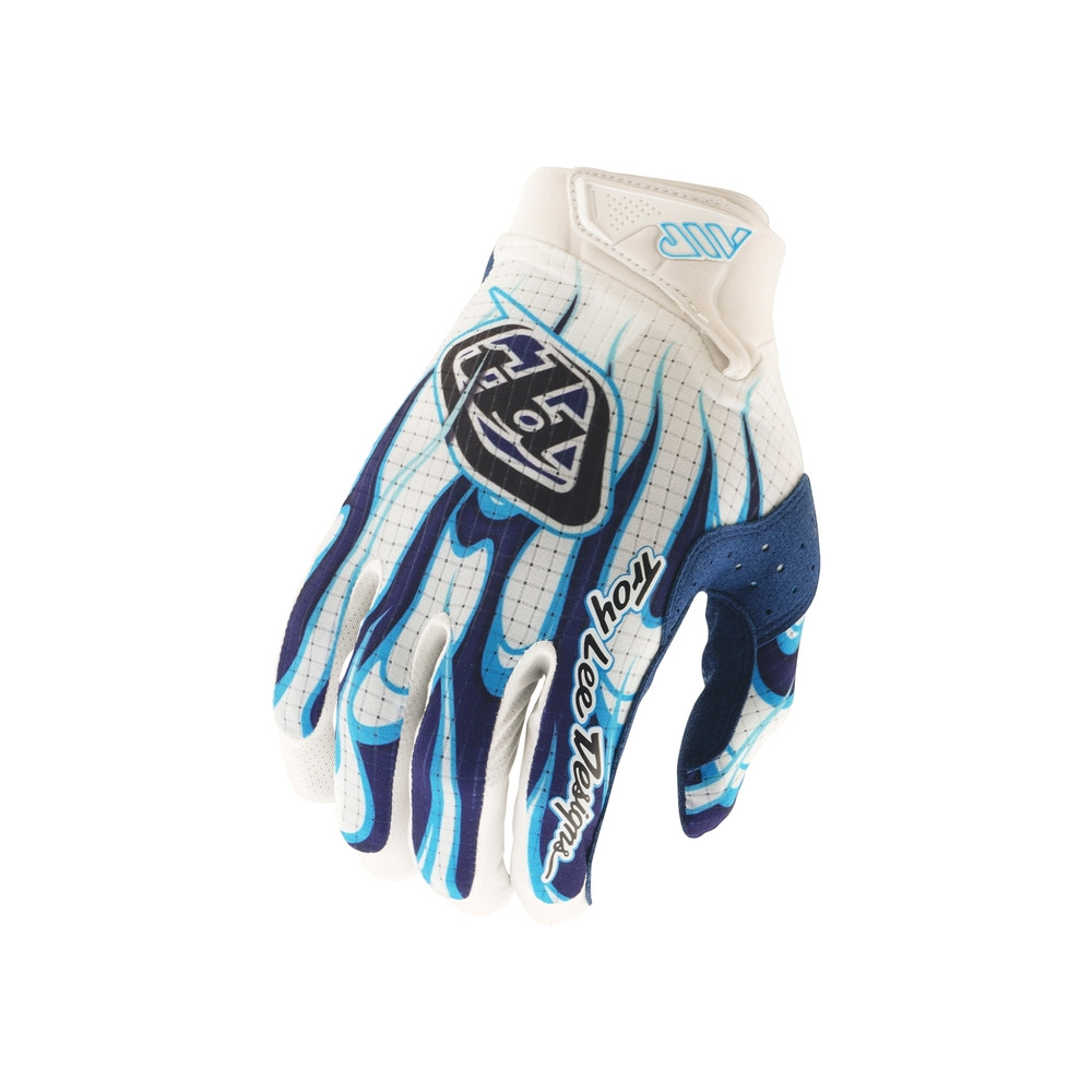 Gants TROY LEE DESIGNS Air - Torched blanc/bleu