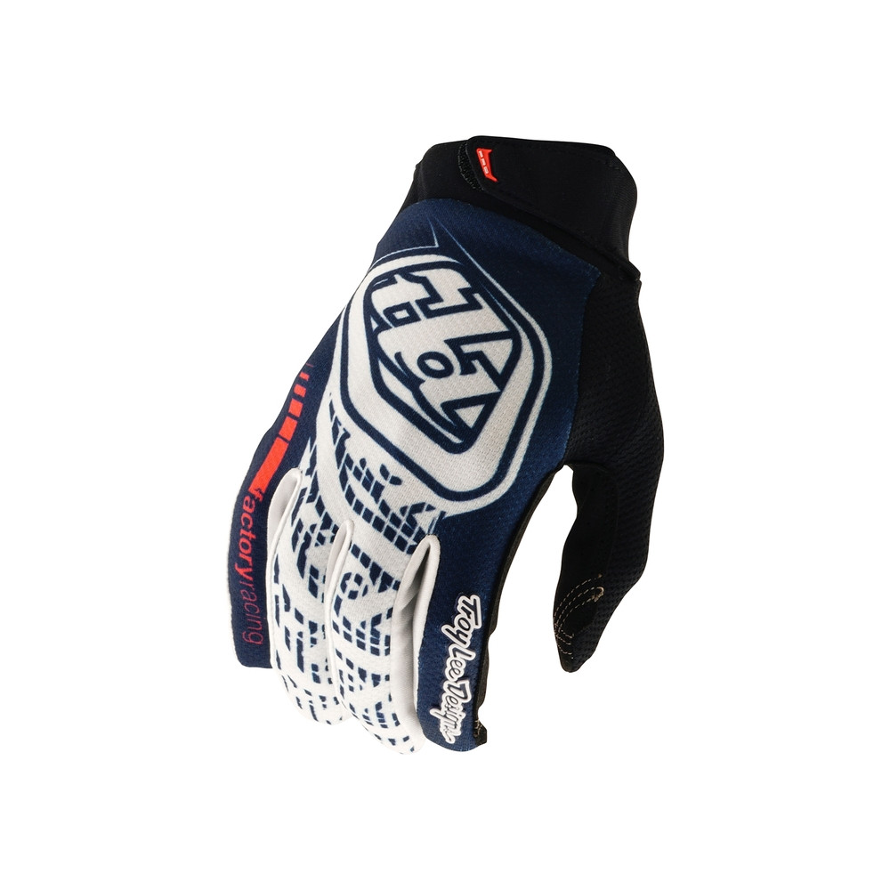 Gants TROY LEE DESIGNS GP Pro - Frames blue/blanc
