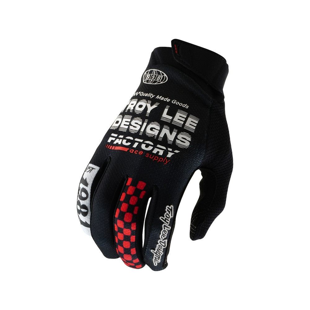 Gants TROY LEE DESIGNS GP Pro - Factory noir