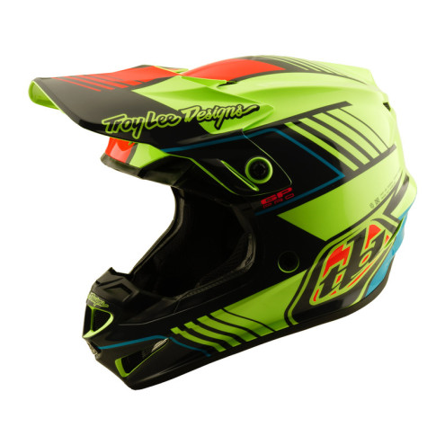 Casque enfant TROY LEE DESIGNS GP Pro Segment - jaune