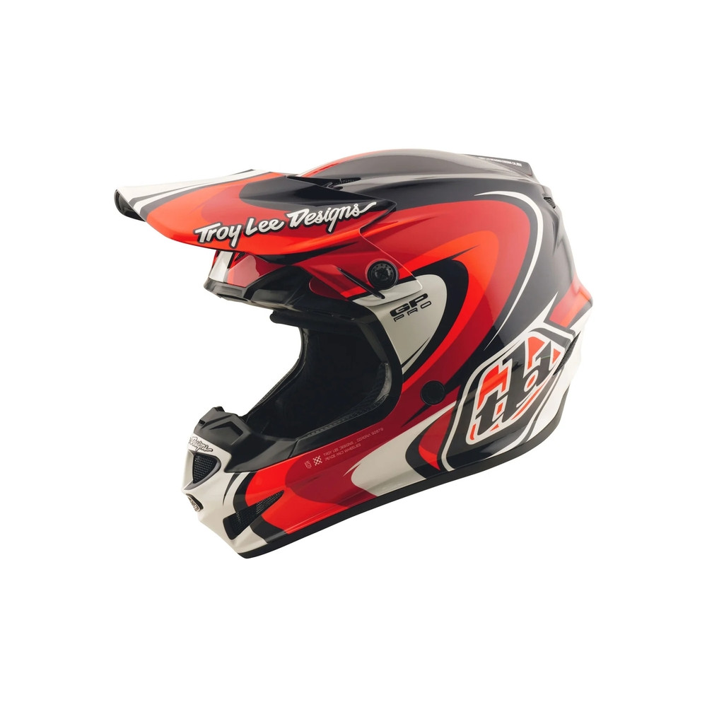 Casque enfant TROY LEE DESIGNS GP Pro Crossover - noir/rouge