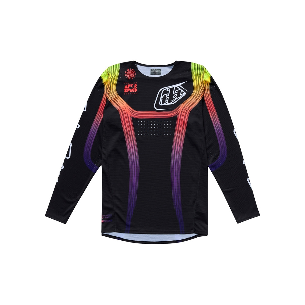 Maillot enfant TROY LEE DESIGNS SE PRO Stripes - noir/multi