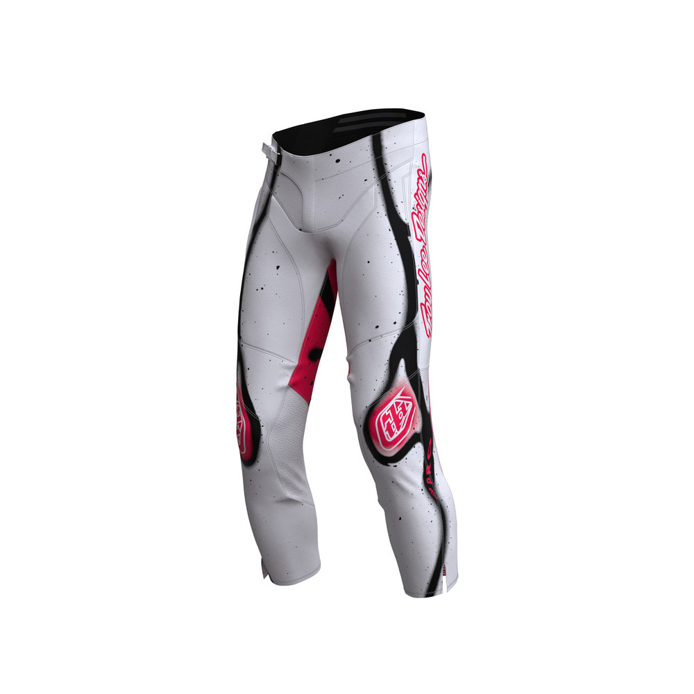 Pantalon enfant TROY LEE DESIGNS GP Pro Membrane - blanc/Infra Red