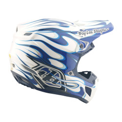 Casque TROY LEE DESIGNS SE5 Composite Torched - bleu