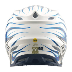 Casque TROY LEE DESIGNS SE5 Composite Torched - bleu