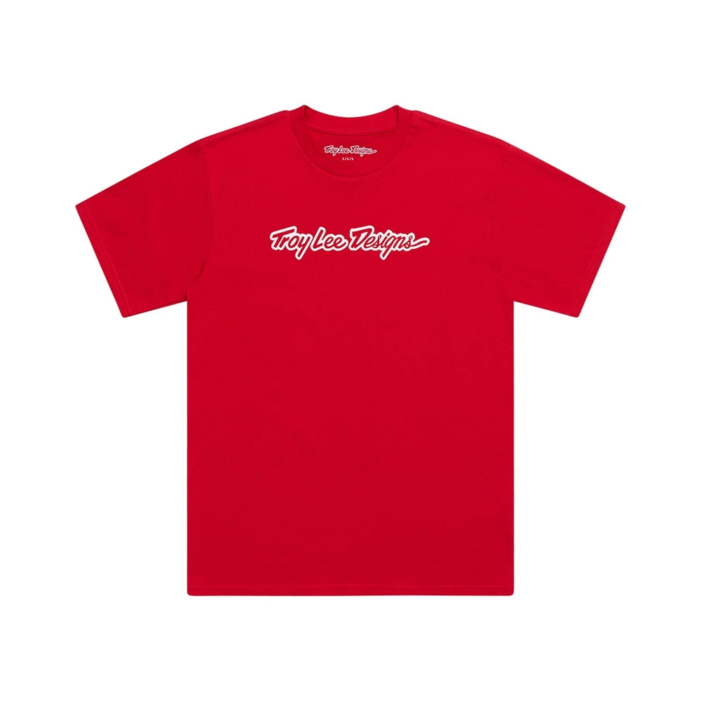 T-Shirt TROY LEE DESIGNS Signature - Team Red