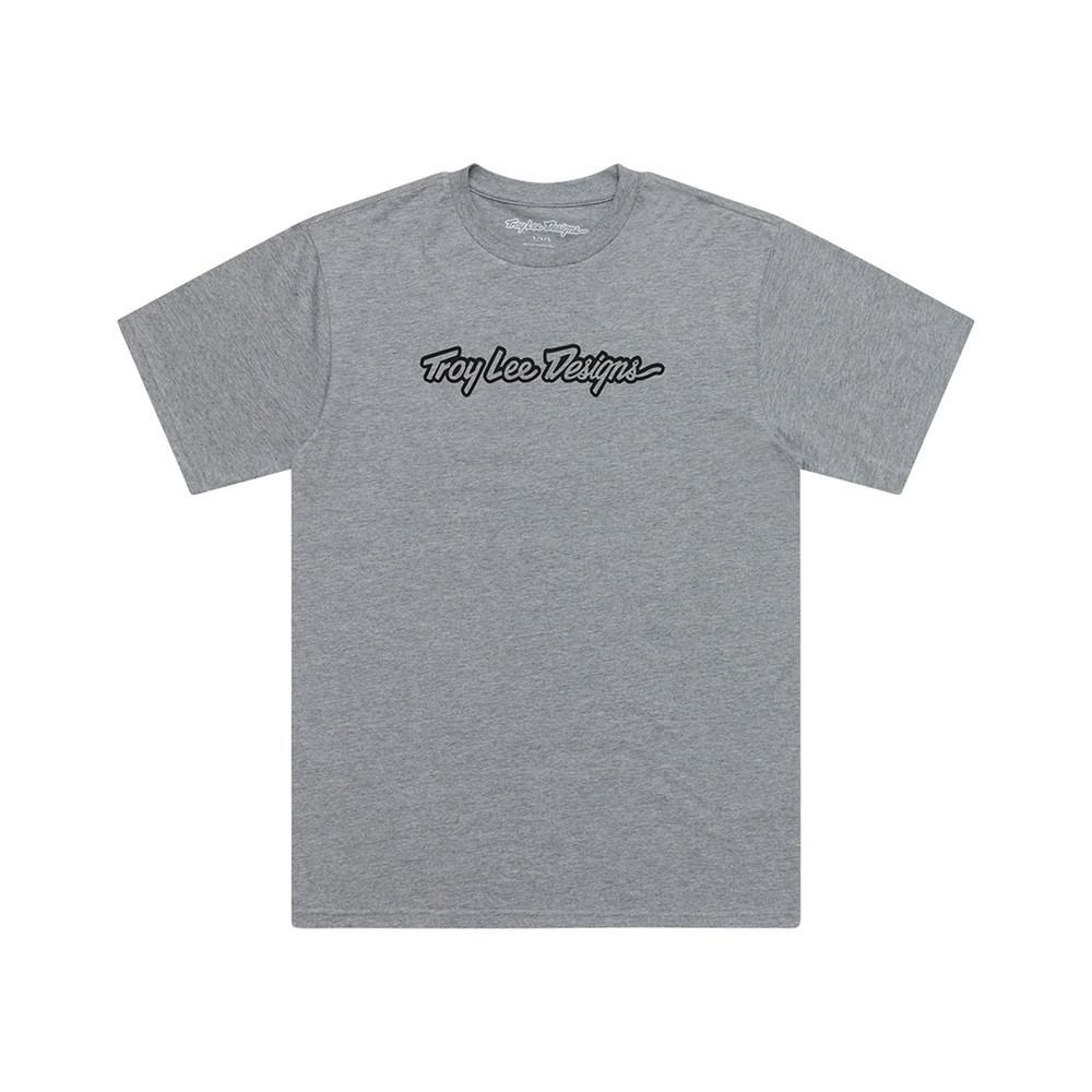 T-Shirt TROY LEE DESIGNS Signature - Gray Heather
