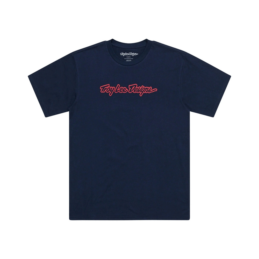 T-Shirt TROY LEE DESIGNS Signature - Navy