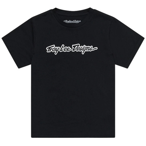 T-Shirt enfant TROY LEE DESIGNS Signature - noir
