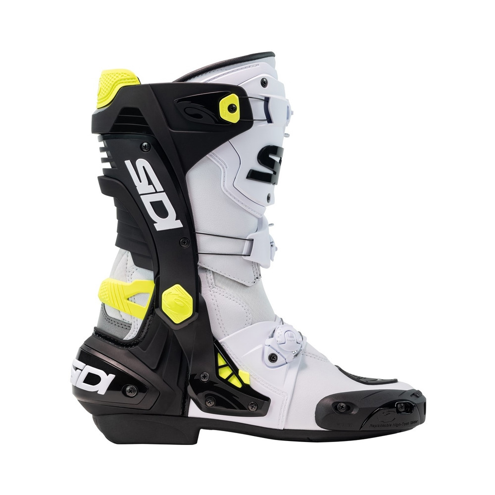 Bottes SIDI Rex - blanc / noir / jaune