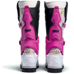 Bottes SIDI Crossair HD Billy Bolt Special Edition - blanc / rose