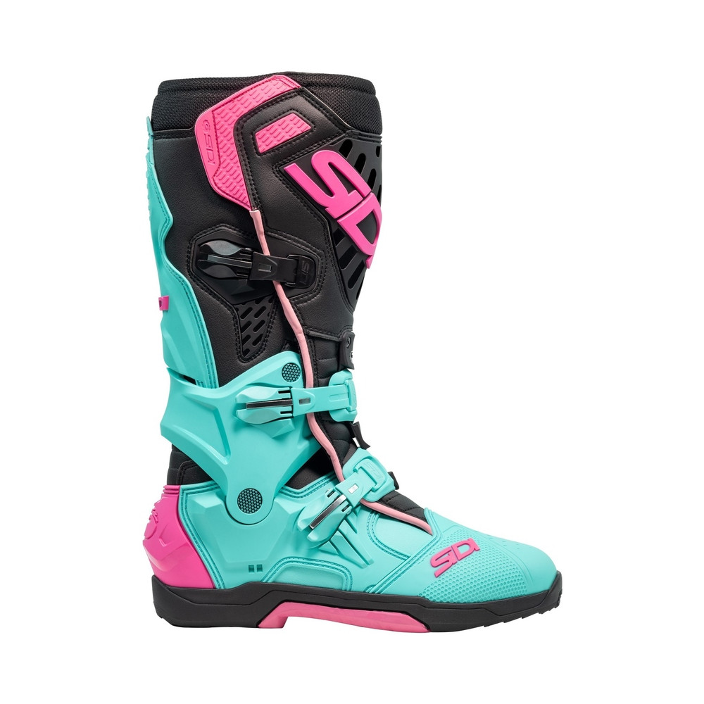 Bottes SIDI Crossair - Menthe / noir / rose