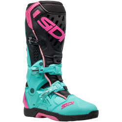 Bottes SIDI Crossair - Menthe / noir / rose