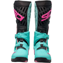 Bottes SIDI Crossair - Menthe / noir / rose