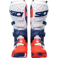Bottes SIDI Crossair X - blanc / Navy / rouge
