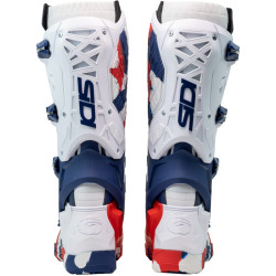 Bottes SIDI Crossair X - blanc / Navy / rouge