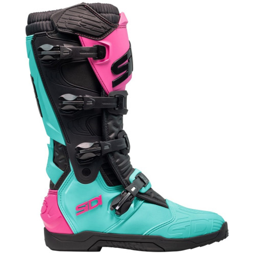 Bottes SIDI XPower SC - Menthe / noir / rose