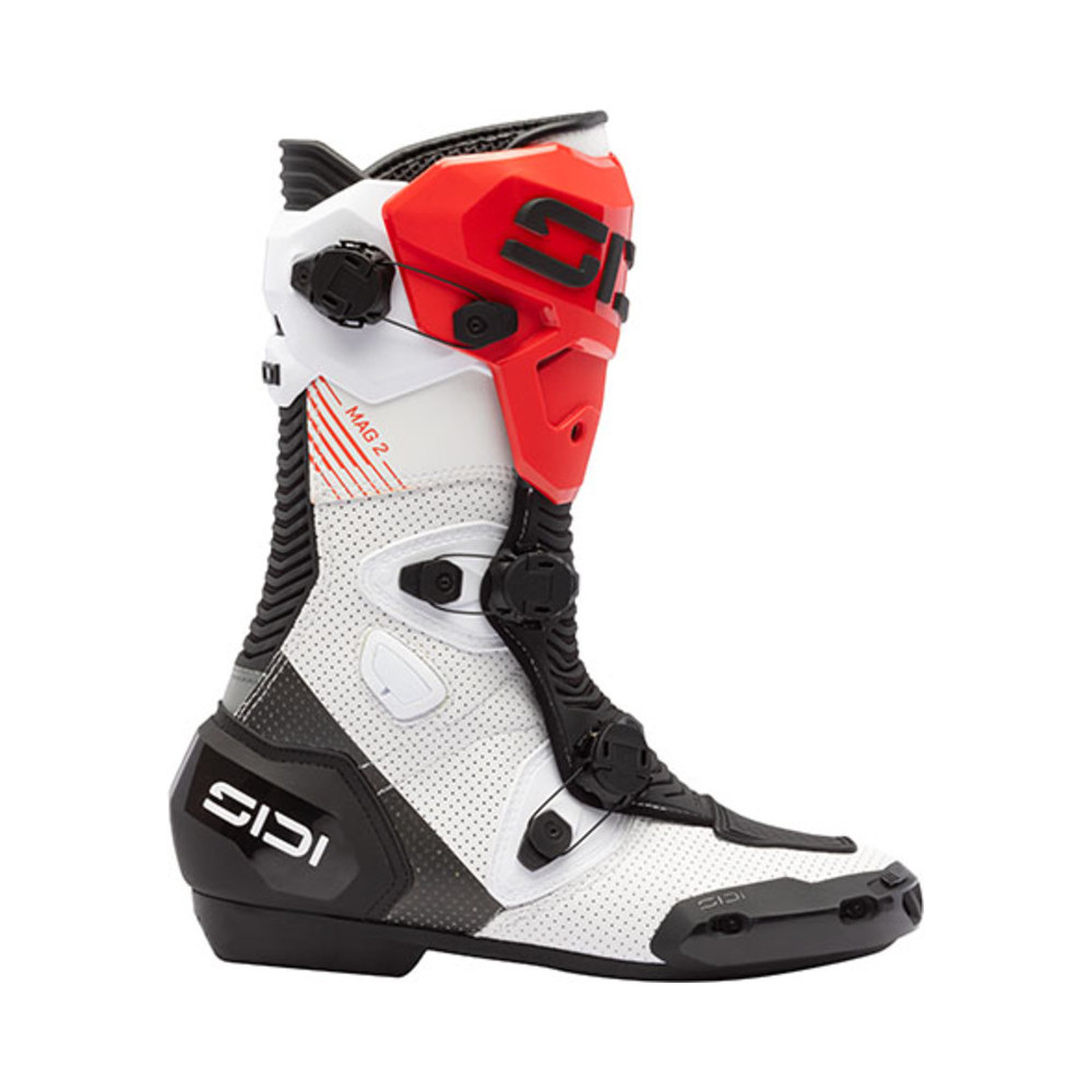 Bottes SIDI Mag-2 Air - blanc/noir/rouge