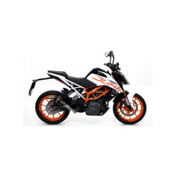 Echappement Arrow GP2 Noir, KTM DUKE 125 et 390 2017-20