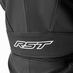 Veste RST Tractech Evo D3O cuir - noir/bleu