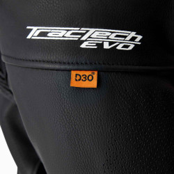 Veste RST Tractech Evo D3O cuir - noir/rouge