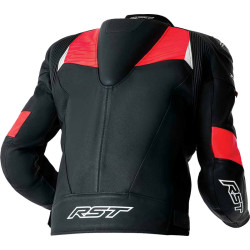 Veste RST Tractech Evo D3O cuir - noir/rouge