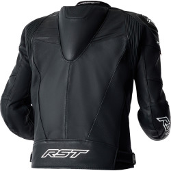 Veste RST Tractech Evo D3O cuir - noir/blanc