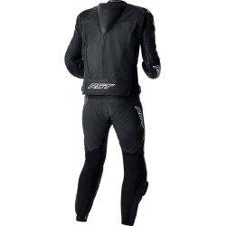 Veste RST Tractech Evo D3O cuir - noir/blanc