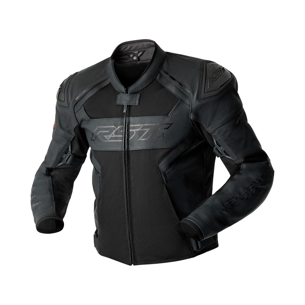 Veste RST S1 Mesh D3O cuir - noir