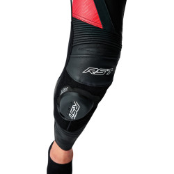Pantalon RST Tractech Evo D3O cuir - noir/rouge