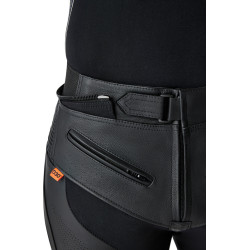 Pantalon RST Tractech Evo D3O cuir - noir/rouge