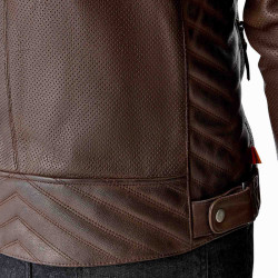 Veste RST Roadster Air D3O cuir - brun